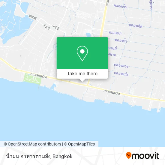น้ําฝน อาหารตามสั่ง map