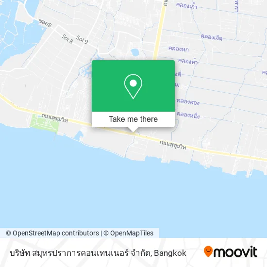 บริษัท สมุทรปราการคอนเทนเนอร์ จํากัด map