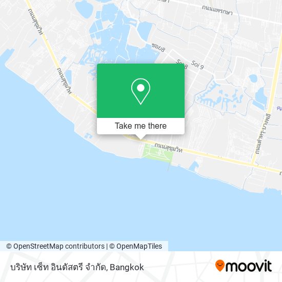 บริษัท เซ็ท อินดัสตรี จํากัด map