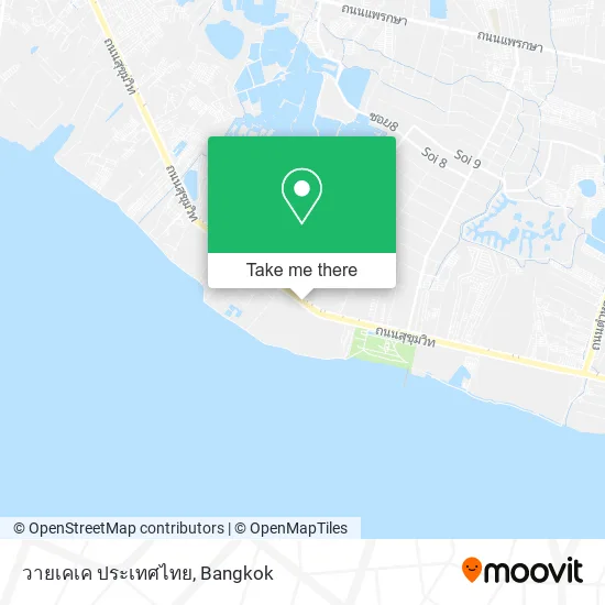 วายเคเค ประเทศไทย map