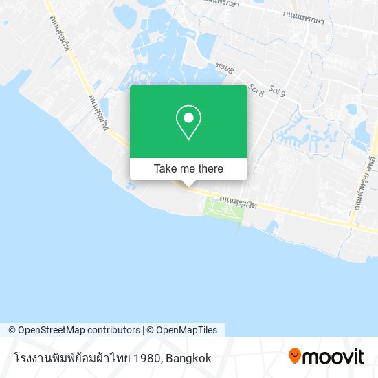 โรงงานพิมพ์ย้อมผ้าไทย 1980 map