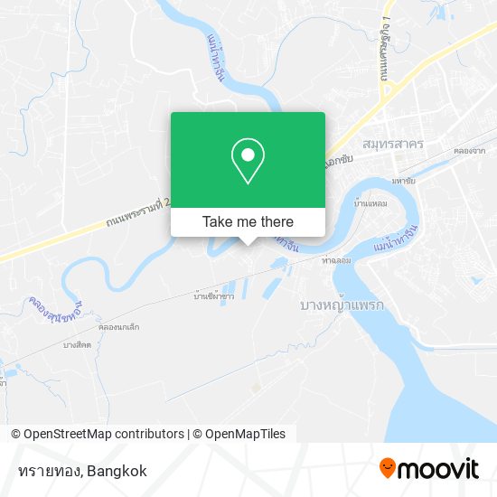 ทรายทอง map