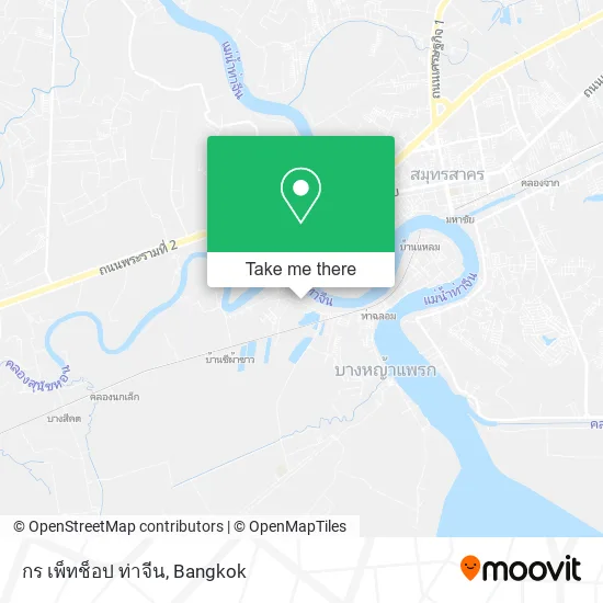 กร เพ็ทช็อป ท่าจีน map