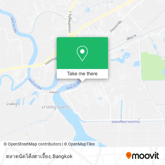 ตลาดนัดโค้งตาเจี้ยง map
