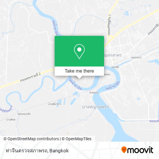 ท่าจีนตรวจสภาพรถ map