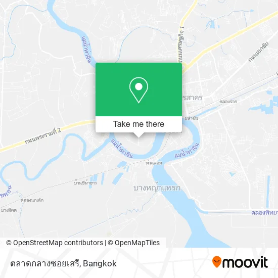 ตลาดกลางซอยเสรี map