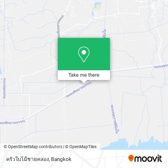 ครัวใบไม้ชายคลอง map