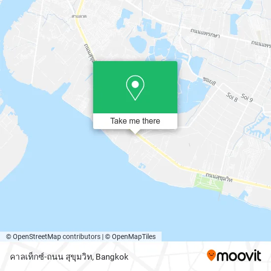 คาลเท็กซ์-ถนน สุขุมวิท map