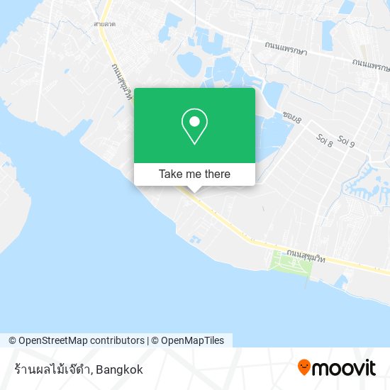 ร้านผลไม้เจ๊ดํา map