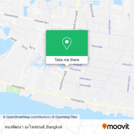 ทองพัฒนา อะไหล่ยนต์ map