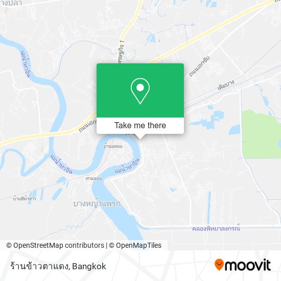 ร้านข้าวตาแดง map