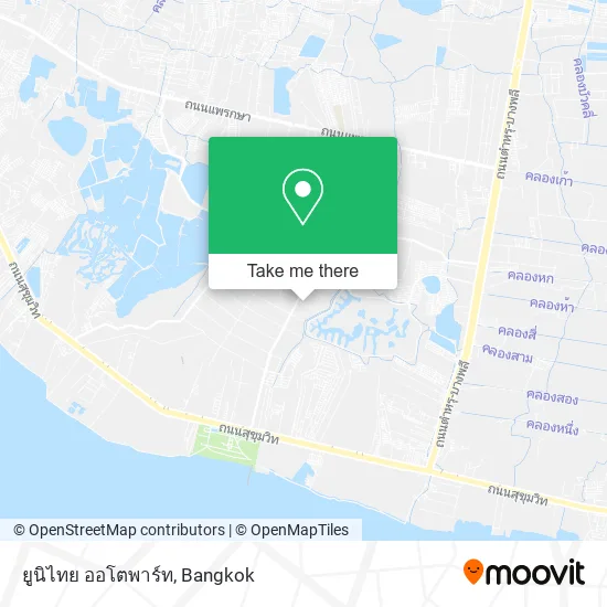 ยูนิไทย ออโตพาร์ท map