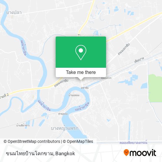 ขนมไทยบ้านโคกขาม map