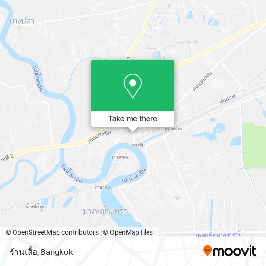 ร้านเสื้อ map