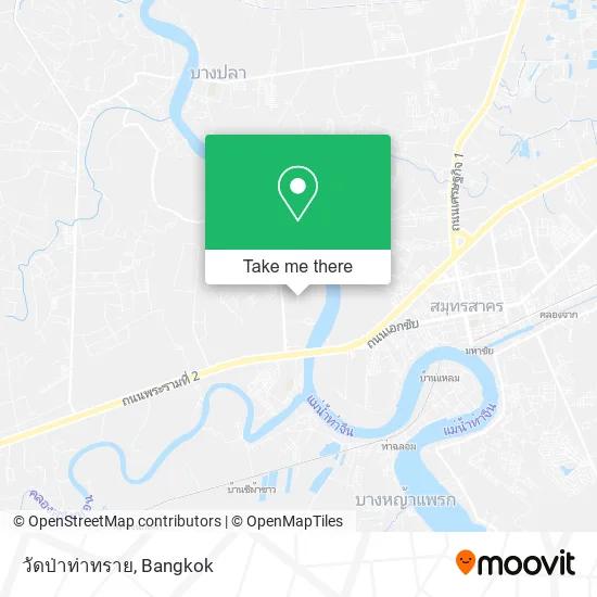 วัดป่าท่าทราย map