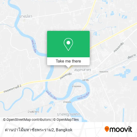 ด่านป่าไม้มหาชัยพระราม2 map