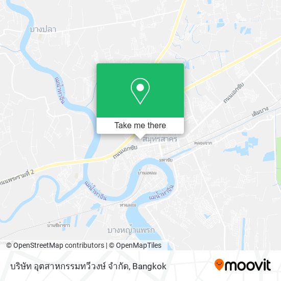 บริษัท อุตสาหกรรมทวีวงษ์ จํากัด map