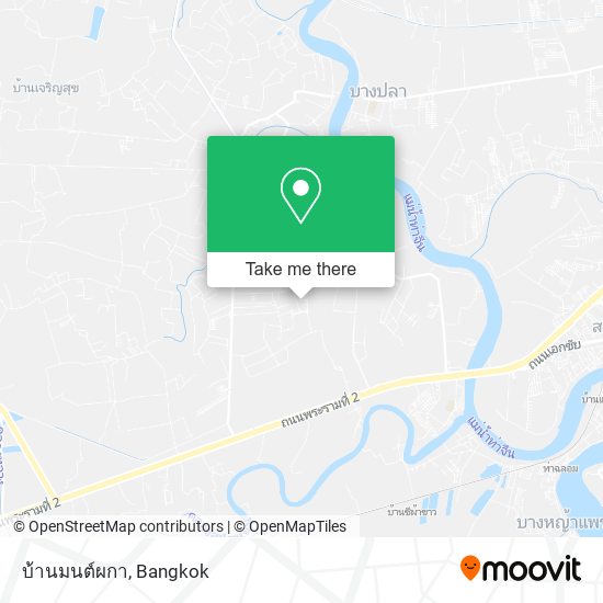 บ้านมนต์ผกา map