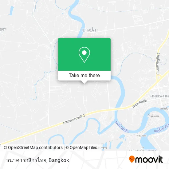 ธนาคารกสิกรไทย map