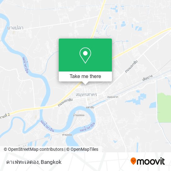 คาเฟ่ทะเลดอง map