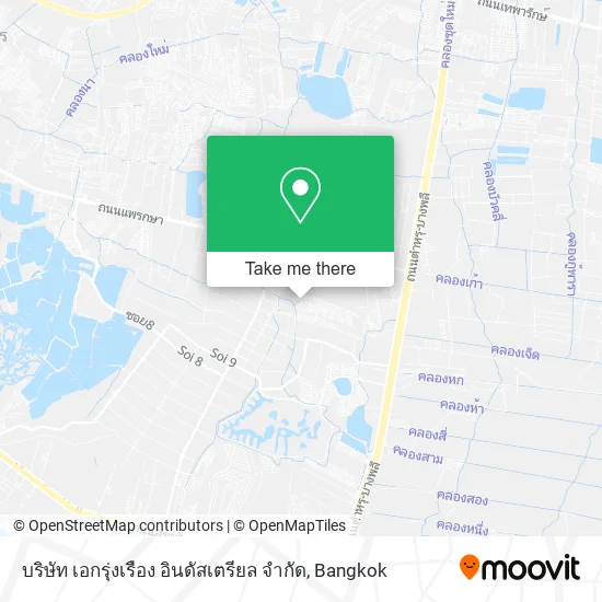 บริษัท เอกรุ่งเรือง อินดัสเตรียล จํากัด map