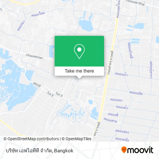 บริษัท เอฟไอทีที จํากัด map