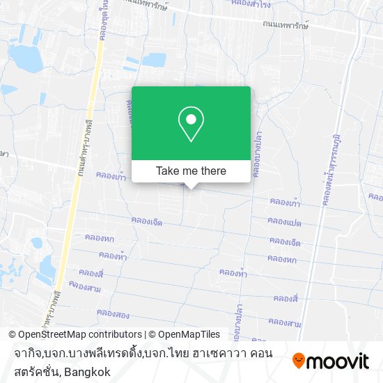 จากิจ,บจก.บางพลีเทรดดิ้ง,บจก.ไทย ฮาเซคาวา คอนสตรัคชั่น map