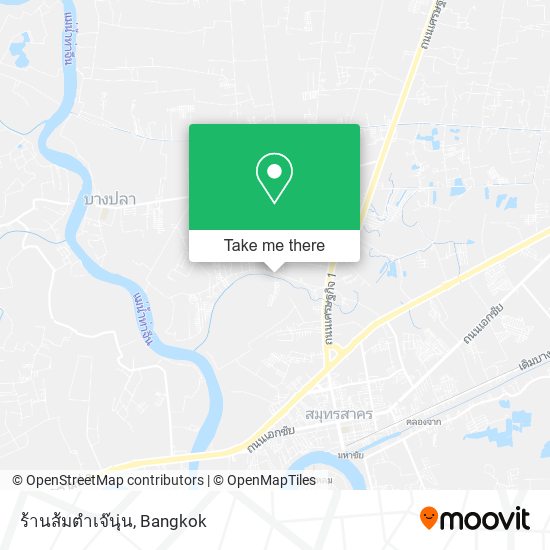 ร้านส้มตําเจ๊นุ่น map