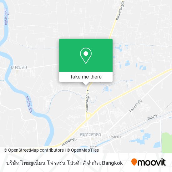 บริษัท ไทยยูเนี่ยน โฟรเซ่น โปรดักส์ จํากัด map
