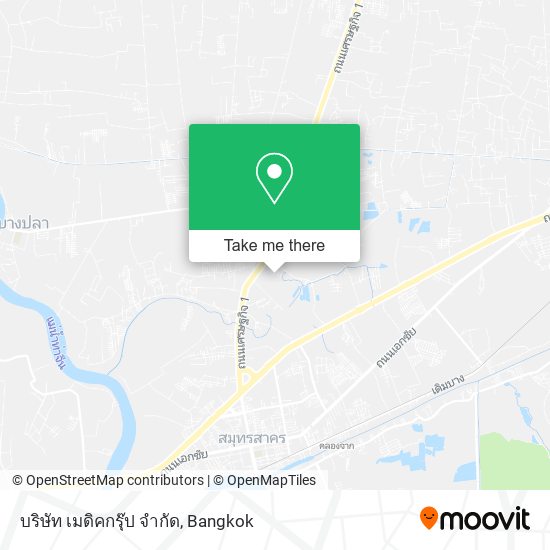 บริษัท เมดิคกรุ๊ป จํากัด map