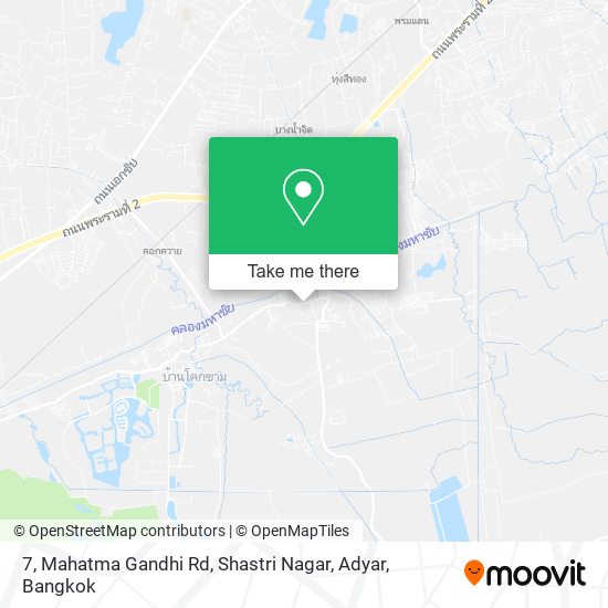 7, Mahatma Gandhi Rd, Shastri Nagar, Adyar map