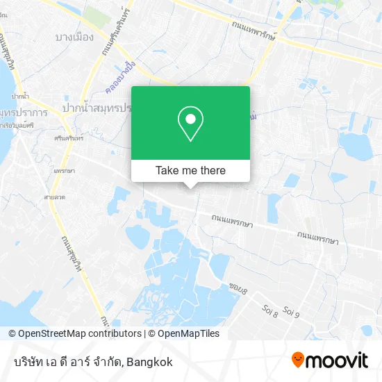 บริษัท เอ ดี อาร์ จํากัด map