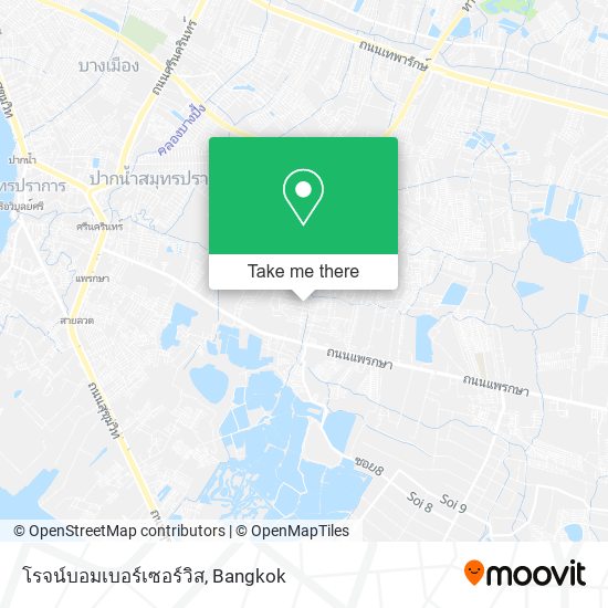 โรจน์บอมเบอร์เซอร์วิส map