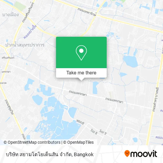 บริษัท สยามโตโยเด็นสัน จํากัด map