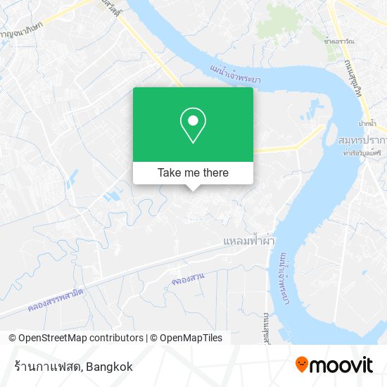 ร้านกาแฟสด map