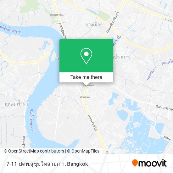 7-11 ปตท.สุขุมวิทสายเก่า map