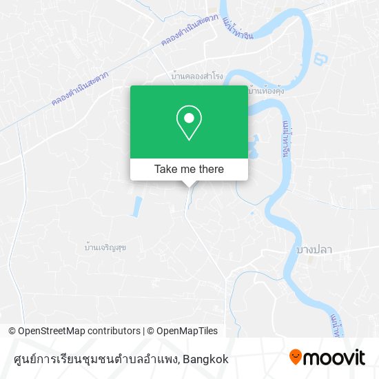 ศูนย์การเรียนชุมชนตําบลอําแพง map