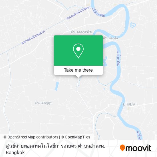 ศูนย์ถ่ายทอดเทคโนโลยีการเกษตร ตําบลอําแพง map