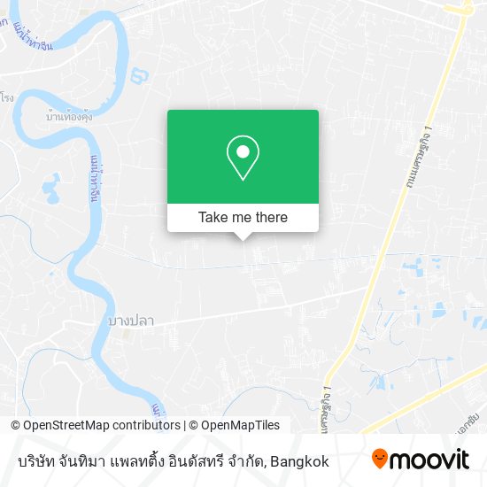 บริษัท จันทิมา แพลทติ้ง อินดัสทรี จํากัด map