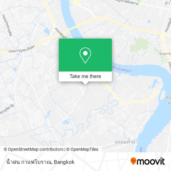 น้ําฝน กาแฟโบราณ map