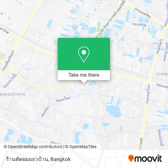 ร้านตัดผมแถวบ้าน map