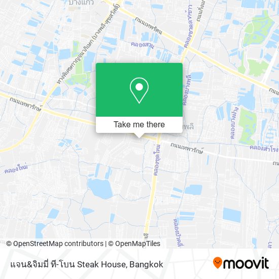 แจน&จิมมี่ ที-โบน Steak House map