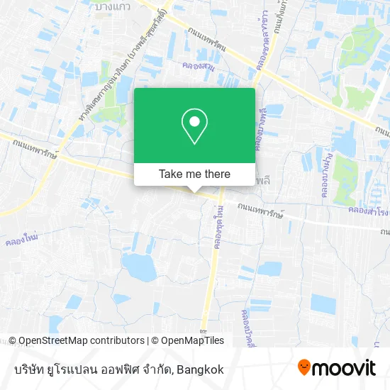 บริษัท ยูโรแปลน ออฟฟิศ จํากัด map