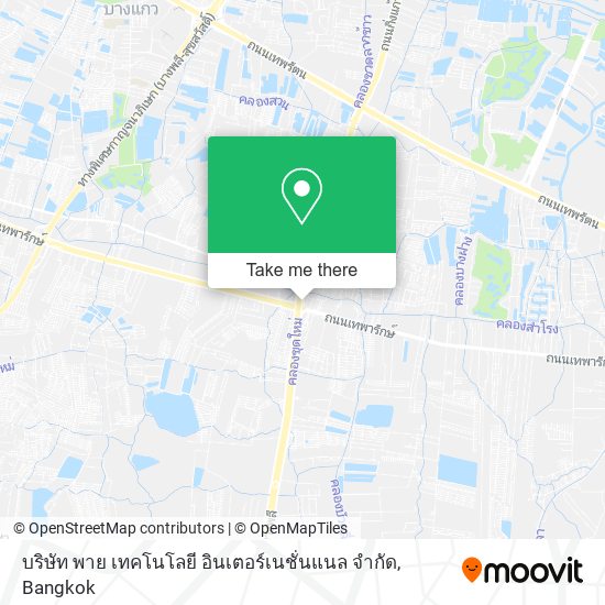 บริษัท พาย เทคโนโลยี อินเตอร์เนชั่นแนล จํากัด map