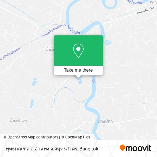 พุทธมณฑล ต.อําแพง จ.สมุทรสาคร map