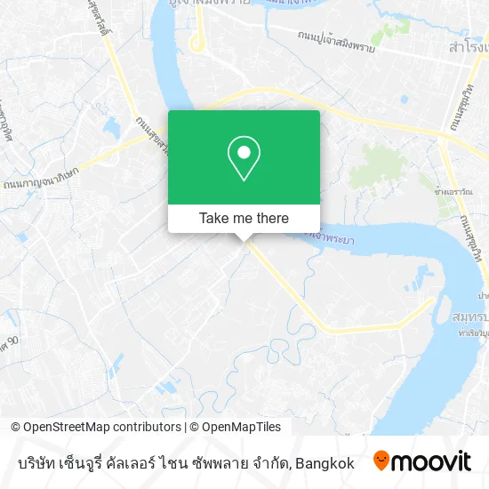 บริษัท เซ็นจูรี่ คัลเลอร์ ไชน ซัพพลาย จํากัด map
