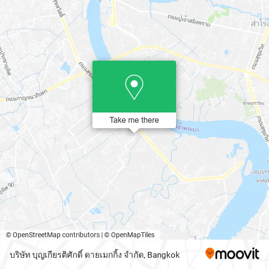 บริษัท บุญเกียรติศักดิ์ ดายเมกกิ้ง จํากัด map