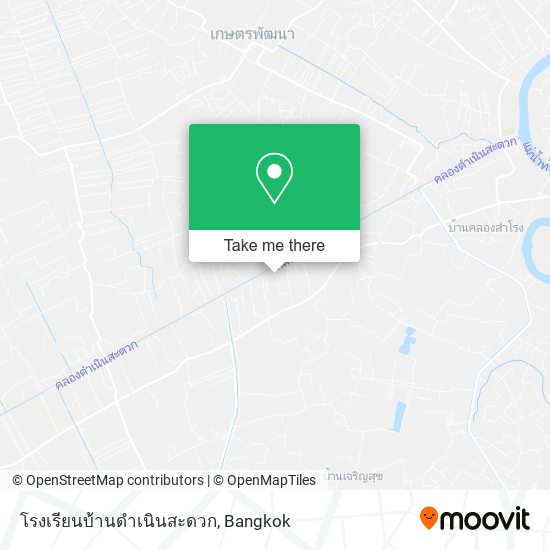 โรงเรียนบ้านดําเนินสะดวก map