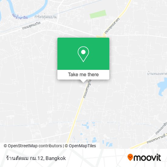 ร้านตัดผม กม.12 map