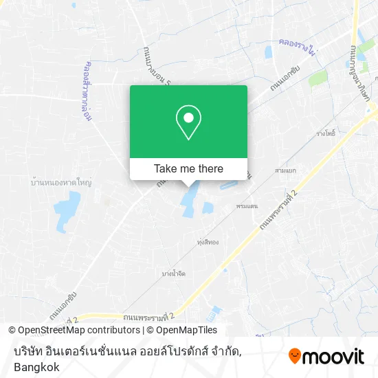 บริษัท อินเตอร์เนชั่นแนล ออยล์โปรดักส์ จํากัด map